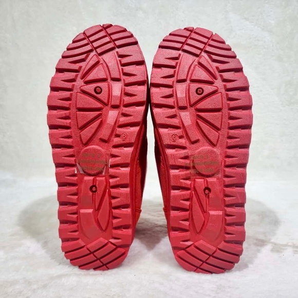 Kayleen By Los Angeles Red Winter Sneaker Bootie - Picture 10 of 11